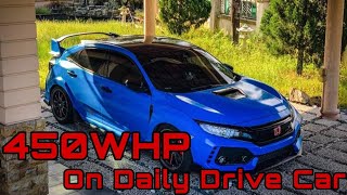 Honda Civic Type R FK8 450whp！！ [upl. by Alrich81]