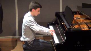 W A Mozart Sonata K309 Alegro con spirito 29 05 2015 Nick Chroneas [upl. by Alidus]