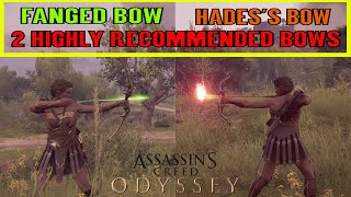 Assassins Creed Odyssey Fanged Bow amp Hadass Bow  2 Highly Recommended Bows [upl. by Boris]