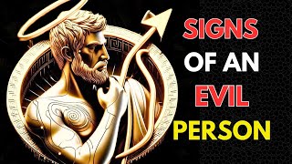 Signs Youre Dealing With An EVIL Person  STOICISM [upl. by Igor]