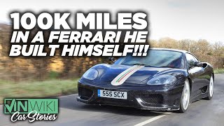 100k daily driven miles in a Ferrari he built himself [upl. by Ennayoj]