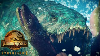 Liopleurodon ATTACKS  Jurassic World Evolution 2  Prehistoric Life 4K [upl. by Costello]