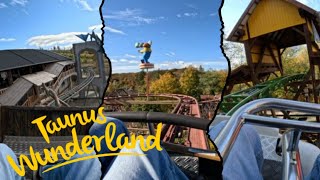 Alle Achterbahnen im Taunus Wunderland  freizeitpark rollercoaster themepark fyp [upl. by Hacker915]