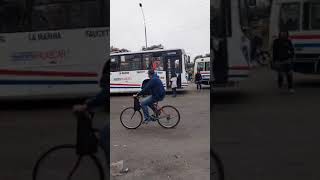 Atacan con palos a bus de transporte publico que no apoya con el paro nacional de 3 días [upl. by Eihpos749]