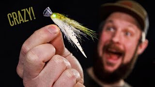 Tie TV  Crazy Baitfish the CRAZIEST baitfish fly ever tied  Daniel Bergman [upl. by Naujahs310]