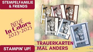 Trauerkarte mal anders Anleitung mit Stampin Up  Produkten [upl. by Otreblif]