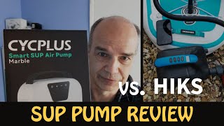 Cycplus 20psi SUP Pump Marble vs HIKS SUP pump 4k hdr [upl. by Kcuhc68]