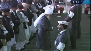 World Peace Leader and Khalifa of Islam leads Friday Prayers at largest Muslim Convention [upl. by Idner602]