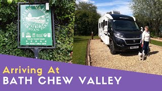 Arriving At Bath Chew Valley Caravan Park  Adults Only Campsite [upl. by Onek]