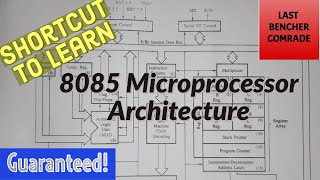 Easiest Trick to learn 8085 architecture  8085 microprocessor  8085 architecture  Shortcut [upl. by Aniger]