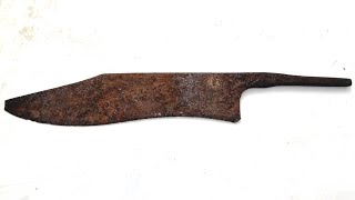 Restoration Knife Old Rusty Blade [upl. by Thenna414]