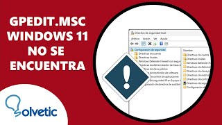 GPEDITMSC WINDOWS 11 NO SE ENCUENTRA [upl. by Aaren]