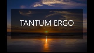 TANTUM ERGO Latin amp English  By Michael Leong [upl. by Jon]