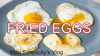 🌈🌈 SATISFYING COOKING FRIED EGGS Marj Simplicitys Vlog is live [upl. by Nolyak645]