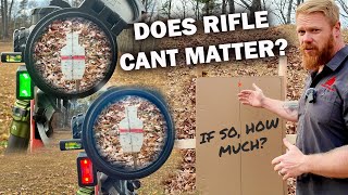 Does Rifle Cant Matter If So How Much The Definitive Answer [upl. by Linet]