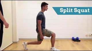 How to do the perfect SPLIT SQUAT technique and common mistakes [upl. by Bergin]