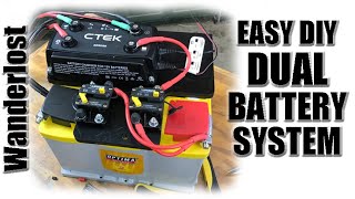 Affordable Dual Battery Setup Using DCDC ChargerEasy DIY [upl. by Watkins791]