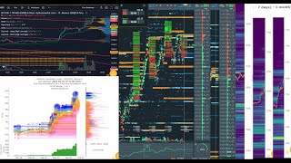 btc perp live bookmap tradingview hyblock liquidations bitcoin [upl. by Nossyla]