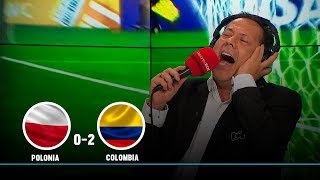 Polonia vs Colombia así narró El Cantante los dos goles de la Selección en el Mundial Sub20 [upl. by Wall807]