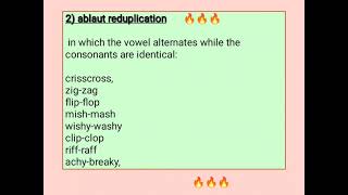 Reduplication Morphology [upl. by Yssak]