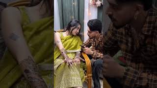 Sadi jodi sab ton sohni 💚🤩Punjabi couple video 😍🥰 shorts mehndidesign song narulafamily [upl. by Killy]