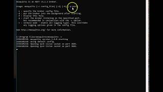 Install MQTT Broker Mosquitto on Windows [upl. by Swarts]