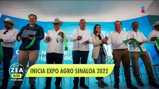 Inauguran la Expo Agro Sinaloa 2022  Noticias con Francisco Zea [upl. by Ahsikar]