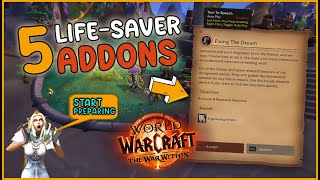 The 5 BEST Addons to Enhance Your WoW Experience [upl. by Fabria]