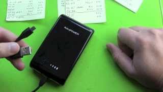 RAVPower RP PB07 10400mAh Externer Akku Test [upl. by Shayn]