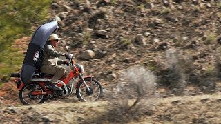 Fly fishing with a Float Tube and Motorbike  Springtime Fly Fishing by Todd Moen [upl. by Leuqram]