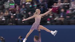 2022 WC FP  Alexa Knierim amp Brandon Frazier USA [upl. by Terr]