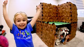 FATHER amp SON SURPRISE BEDROOM FORT [upl. by Occir]