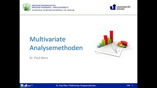 Multivariate Analysemethoden UniSiegen SoSe 2020 Organisatorisches [upl. by Rankin907]