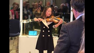 Elly Suh plays Paganini at the Ring Launch [upl. by Dylane]