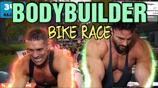 Bodybuilders Attempt A Zwift Race [upl. by Esyak]