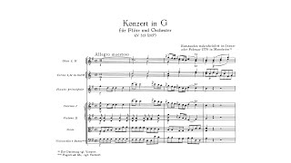 Mozart Flute Concerto No 1 in G major K 313285c with Score [upl. by Anneis]