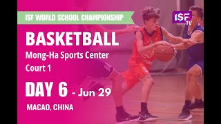 ISF WSC Basketball 2024  Day 6  Boys match [upl. by Haissem729]