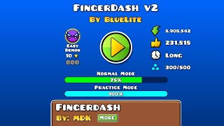 Fingerdash v2  75 Easy demon [upl. by Witt678]