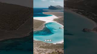 Discovering Balos Beach in Crete 2024 shorts crete balos beach stunning dreamlike greece [upl. by Manaker]