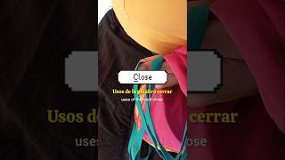 🛑Uses of the Word CLOSE ❌ spanishlanguage spanish shorts close learn class teacher usa uk [upl. by Lorianna309]