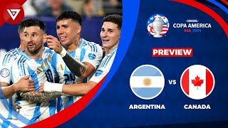 🔴 ARGENTINA vs CANADA  Semi Finals COPA AMERICA 2024 Preview Predictions Lineup Head to Head [upl. by Revolc937]