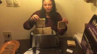 ☑ Vier Scheiben Toast auf einmal toasten ► mit dem Toaster von First Austria kein Problem ► Test [upl. by Rockey]