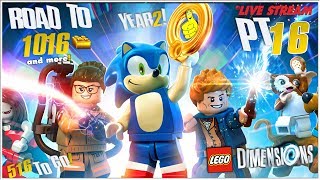 Lego Dimensions Road to 1016 Gold Bricks LIVE STREAM Pt 16  HTG [upl. by Rosana]