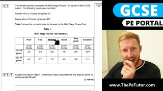 Analysing MultiStage Fitness Results  GCSE PE [upl. by Siuqramed]