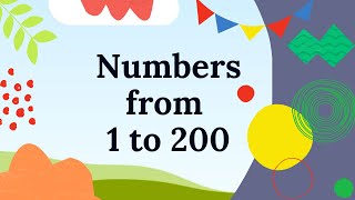 Numbers  تعلم الإنجليزية 👉 الأرقام من 1 إلى 200 👍 [upl. by Mosera]