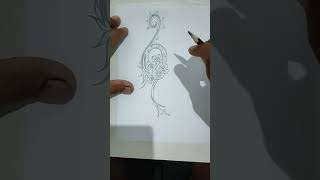 menggambar batik mudah simpel drawing cara [upl. by Lucias]