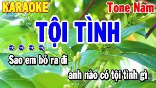 Karaoke Tội Tình Tone Nam Nhạc Sống Rumba Dễ Hát 2024  Thanh Hải [upl. by Mcgrath]