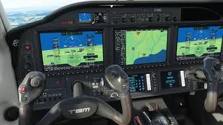 Basic ILS tutorial in the TBM 930 in Microsoft Flight Simulator 2020 [upl. by Iruahs]