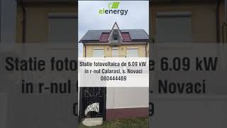 ☀️ Statie Fotovoltaica de 609 kW in s Novaci rnul Calarasi realizata de compania Elenergy☀️ [upl. by Mallon472]