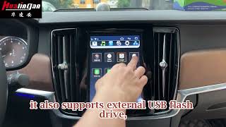 Apple CarPlay in Volvo XC60 S90 V90 Android Auto Upgrade Car Stereo System Autoradio Touchscreen [upl. by Billen]